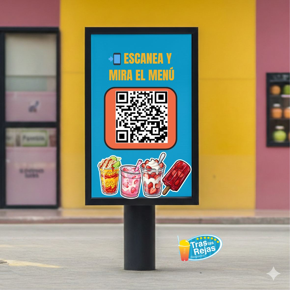 Escanea y mira el menú - Código QR